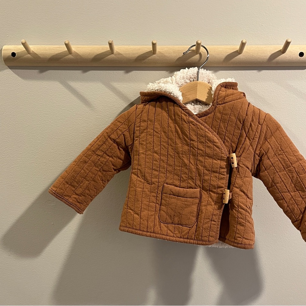 ZARA | Mauve/Burnt Pink Kids Jacket | 6-9 Mo